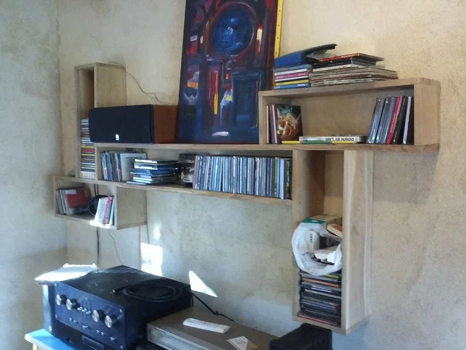Réalisation d'une étagère en chêne