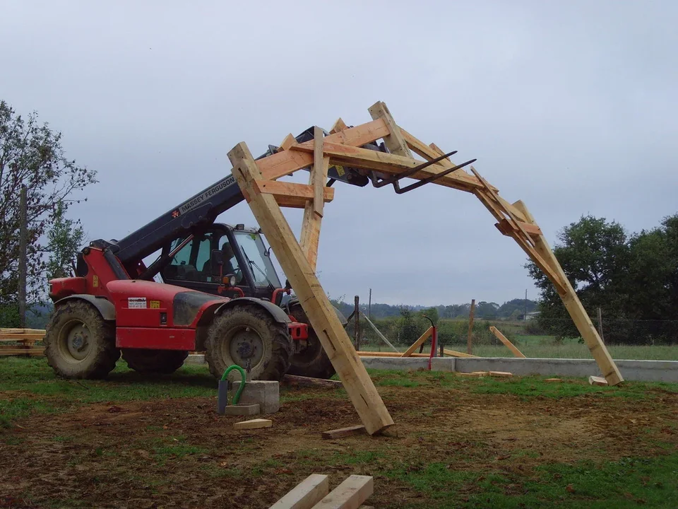 Levage d'une ferme