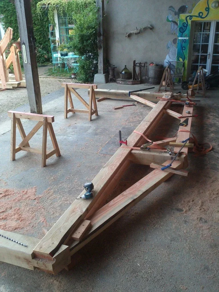 Montage d'une ferme