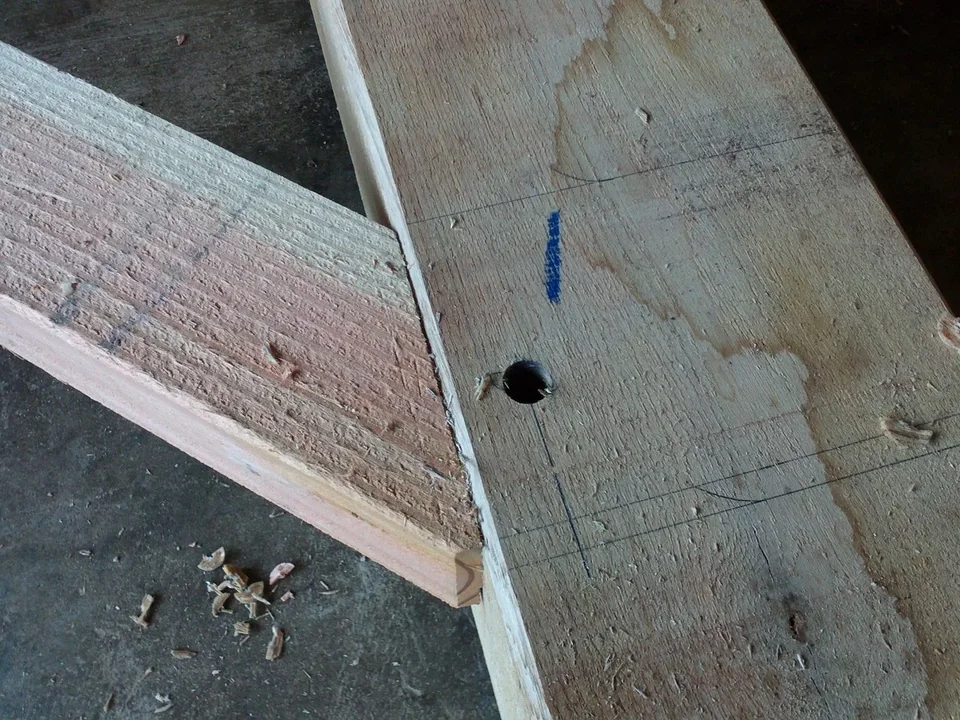 Assemblage à tenon/mortaise